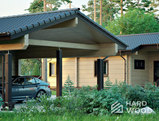 Навес с гаражом №166 - фото 1127